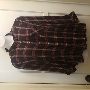 Tommy Hilfiger plaid button down shirt